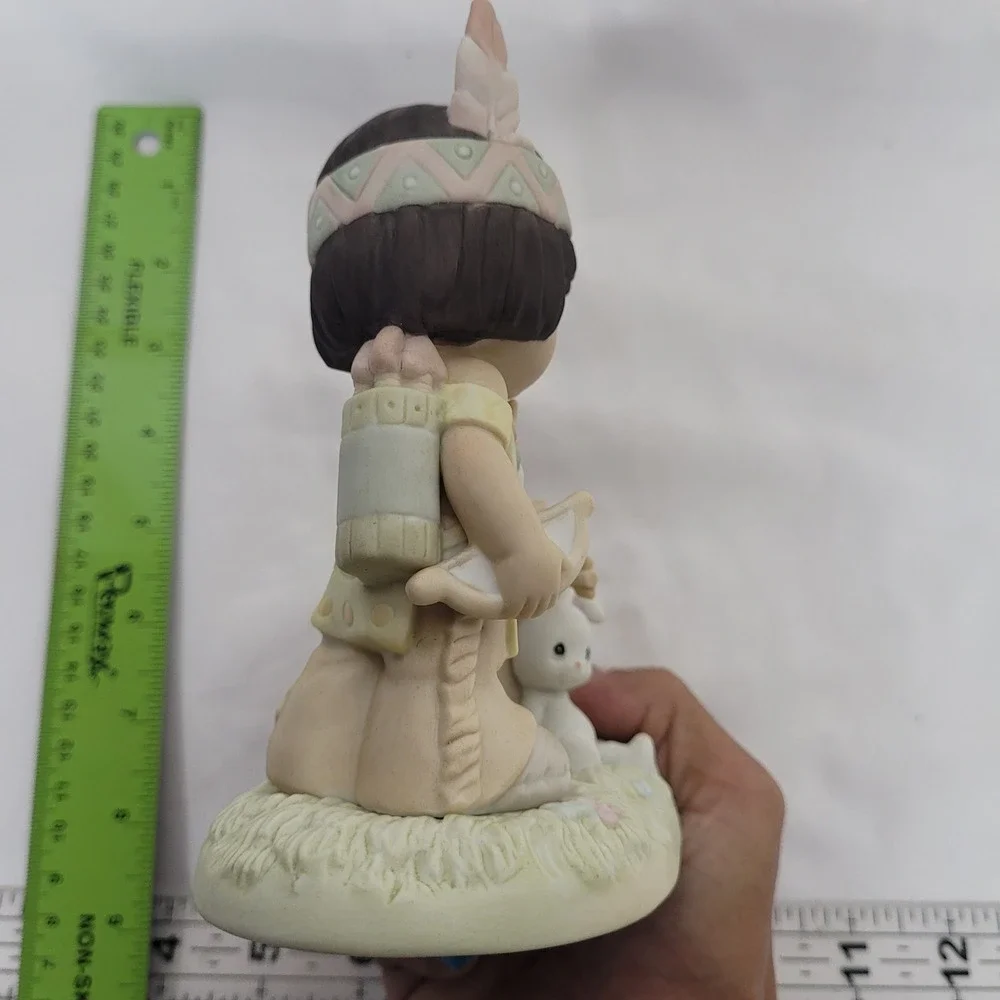 Precious Moments Missum You Native American Boy Rabbit Figurine 306991 Boxed